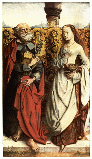 PLATE XXXII.

"THE MASTER OF ST BARTHOLOMEW"

TWO SAINTS

National Gallery, London