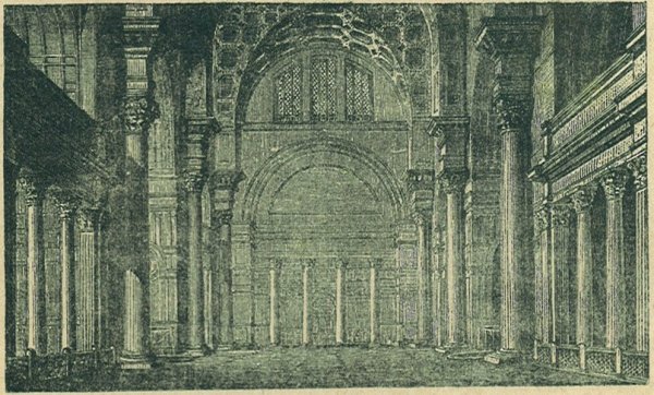 Karakalla cs&aacute;sz&aacute;r f&uuml;rdőj&eacute;nek egyik terme