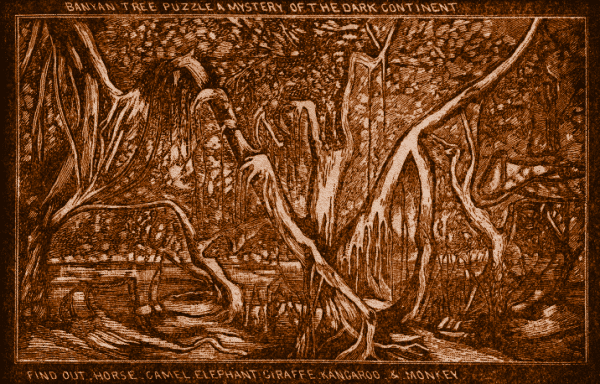 Puzzle, Find Out the Horse, Camel, Elephant,
Giraffe,Kangaroo and Monkey.