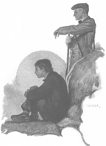 He came to a standstill by the side of the boy.
[Page 2