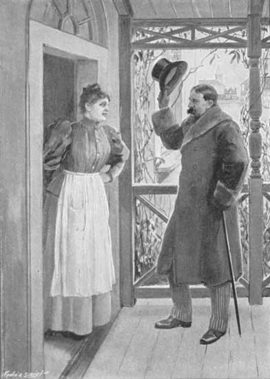 THE GENTLEMAN RAISED HIS HAT AND ASKED IF MRS. CLIFF
LIVED THERE