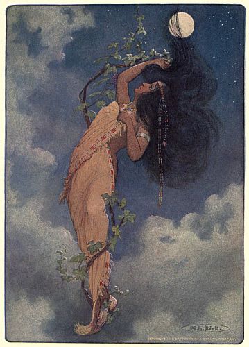 "FROM THE FULL MOON FELL NOKOMIS"&mdash;Page 123