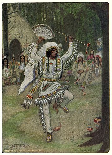 HE BEGAN HIS MYSTIC DANCES&mdash;Page 204