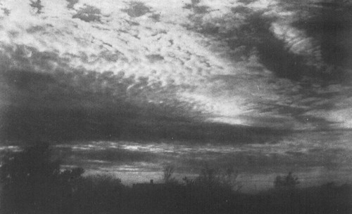 All the water in the seas, lakes, rivers, and springs
came out of the clouds