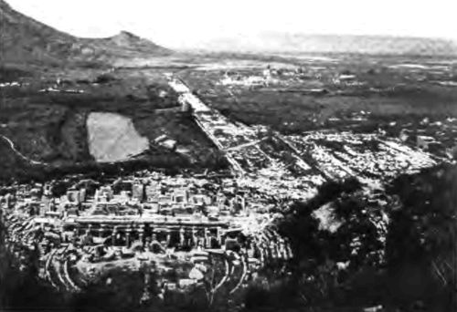 ALL THE PLAINS AND SLOPES OF THE OLD CITY WITH ITS WHITE
FRAGMENTS AND POOR RUINED HARBOR LAY AT OUR FEET