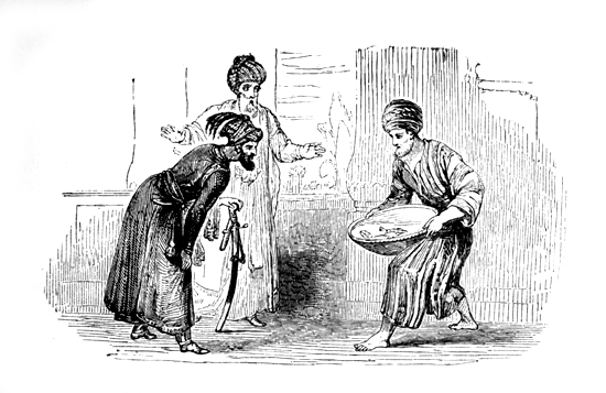 The Fisherman shewing the Fish to the Sulṭ&aacute;n