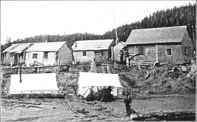 Copyright by E. A. Hegg, Juneau

Indian Houses, Cordova