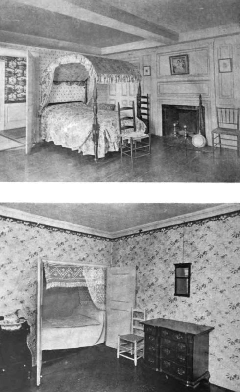 Plate XCI.&mdash;Chambers in the Quincy Mansion.