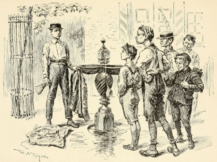 "'YOU'D BETTER MIND YOUR EYE, IF YOU COUNT ON STAYIN'
ROUND THIS CITY VERY LONG!' SAID SKIP."