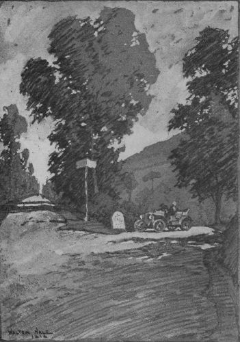 "Where Roads Branch or Cross There Are Signboards.... You
Can't Ask a Man 'Quel Est le Chemin' for Anywhere When You Are in Front
of a Signboard Which Is Shouting the Information"