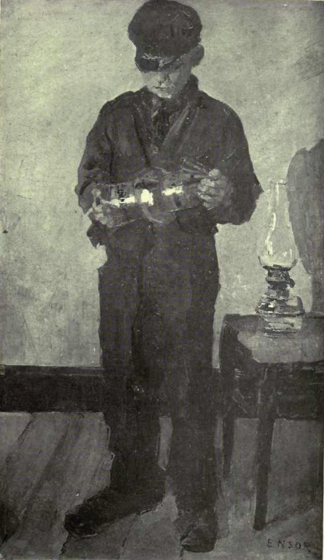 Lampiste&mdash;1880. (Mus&eacute;e de Bruxelles)