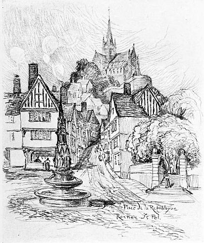 XVI ROCHER-ST.-POL La Grande Rue and La Place de la R&eacute;publique