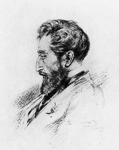 FIRST LORD LYTTON (BULWER LYTTON). Drawn from life.
1869.