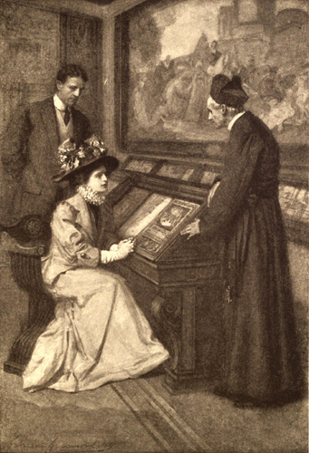 SLOWLY THE SPELL BEGAN TO WORK UPON INEZ&rsquo;
BRAIN. SHE WAS NO LONGER IN THE PRESENT&mdash;SHE
WAS A WOMAN OF ITALY OF FOUR CENTURIES BACK