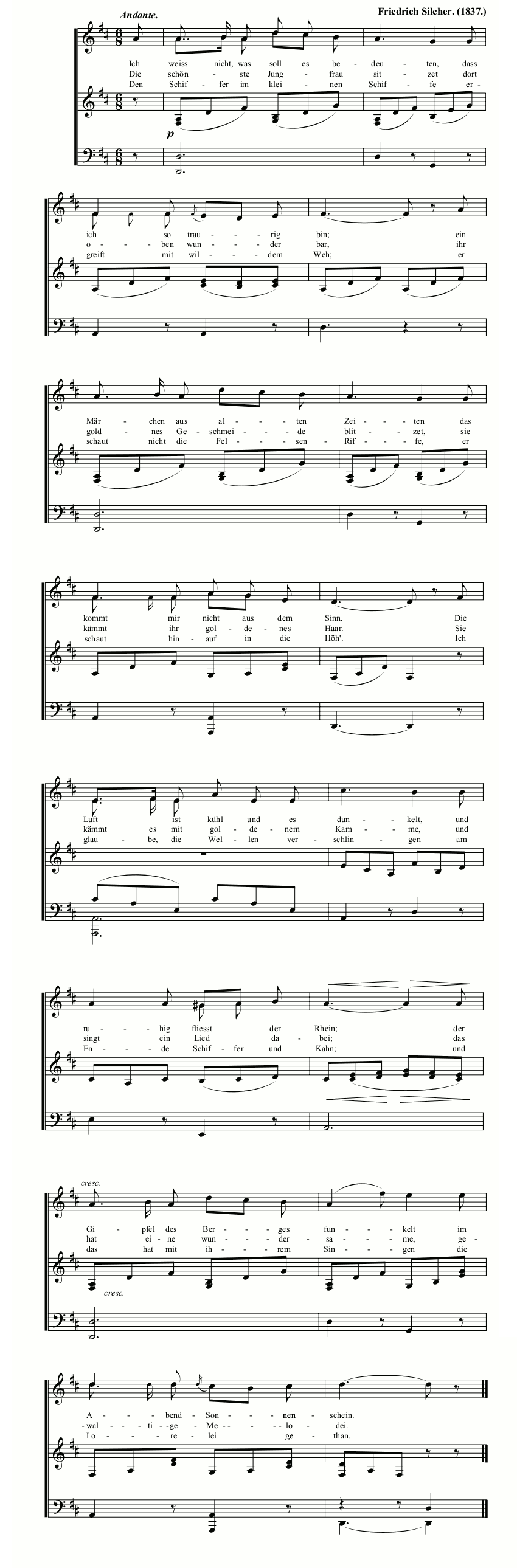 Musik f�r Lorelei.