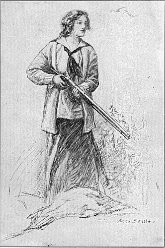 "Do you know, Miss Dum, you looked like Diana when you stood on that rock?"&mdash;Page 230.