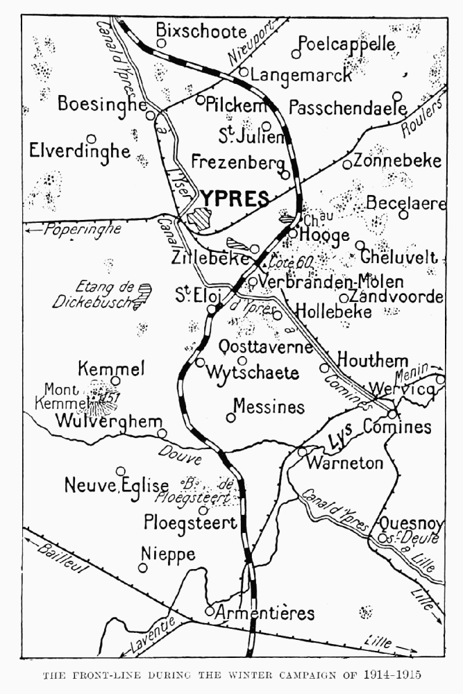 THE FRONT-LINE DURING THE WINTER CAMPAIGN OF 1914&mdash;1915