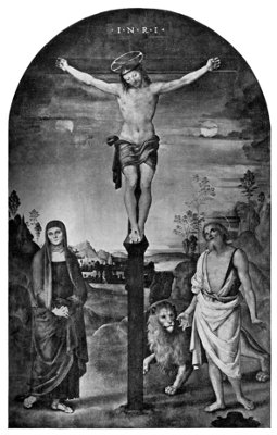 THE CRUCIFIXION.&mdash;Alinari photo, Accademia, Florence.