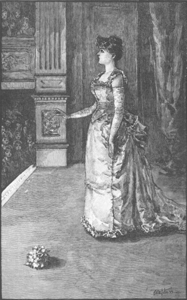 "IS'T THE SAME GIRL THAT STOOD, ONE NIGHT,
THERE IN THE WIDE HALL'S THRILLING LIGHT?"