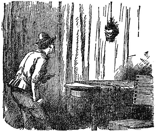 FRITZ BEHELD AN OBJECT WHICH CAUSED HIM TO UTTER A
GRUNT OF STARTLED ALARM.&mdash;See page 41.