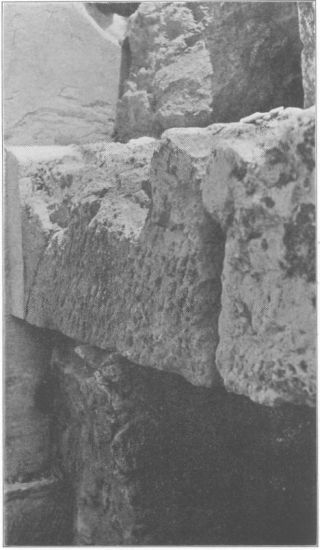 Figure 10

The N.E. corner of the cella of Athena