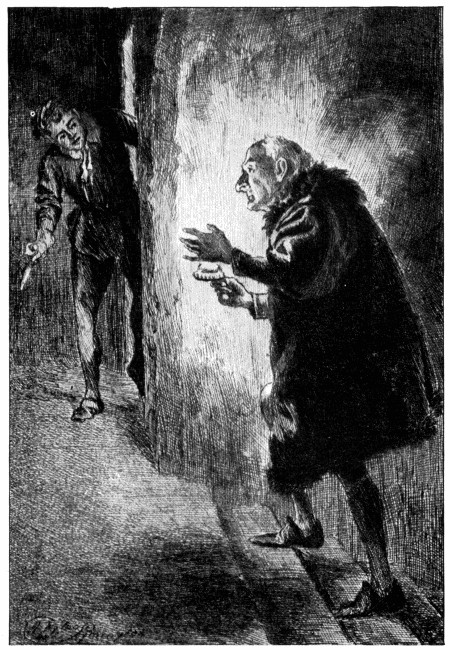 He now saw with a terrified shudder that there was a bright
light on the stairs, and perceived Corn&eacute;lius, in his old dalmatic, carrying
his lamp.