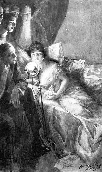 "'Are you preaching?' asked Athalie, raising her eyes
from the Green God."