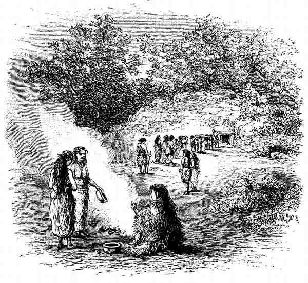 Fig. 81.

A burial in Neolithic times.