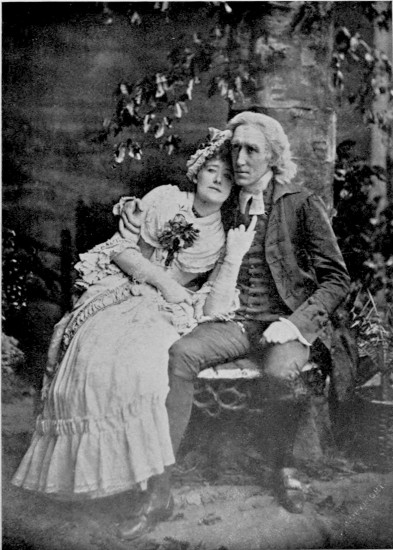 Sir Henry Irving and Ellen Terry as the Vicar and Olivia

From a photograph by Window & Grove