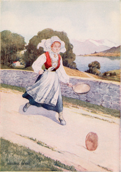 &ldquo;HEY THERE!' THE WOMAN WAS AFTER IT WITH THE
PAN IN ONE HAND AND THE SPOON IN THE OTHER."&ldquo;
&mdash;Page 275