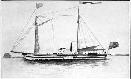 The ONTARIO. 1817. The second Steamer on Lake Ontario.

From the original drawing by Capt. Van Cleve page 21