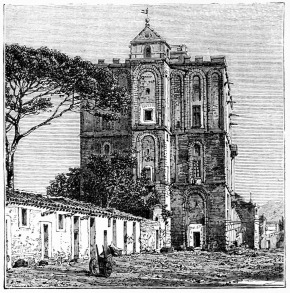 La Ziza, palais des rois normands et souabes de Sicile,
pr�s de Palerme.