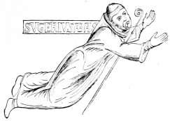 Suger, d'apr�s un vitrail de Saint-Denis.