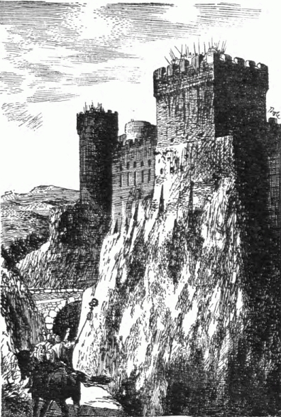 Vier Ridders, rank en kloek van leden rijden daar
gewapend nader.