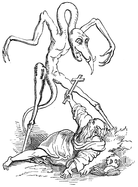 Fig. 4.&mdash;St. Anthony&rsquo;s Lean Persecutor (Salvator Rosa).