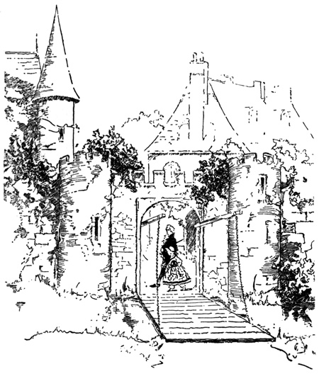 "The ch�teau was one of
the oldest in Finisterre"