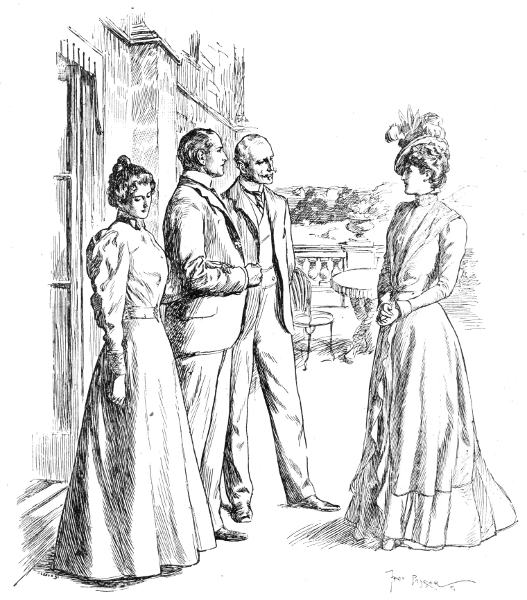 AN AWKWARD MOMENT&mdash;WINN TELLS LADY DOROTHY THAT OLIVE IS
TO BE HIS WIFE.