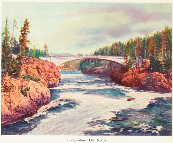 Bridge above
The Rapids