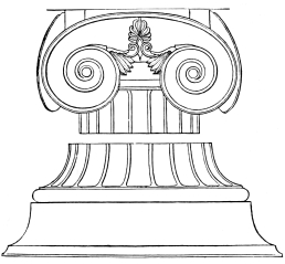 Fig. 165.&mdash;Base and Capital from Bassæ.