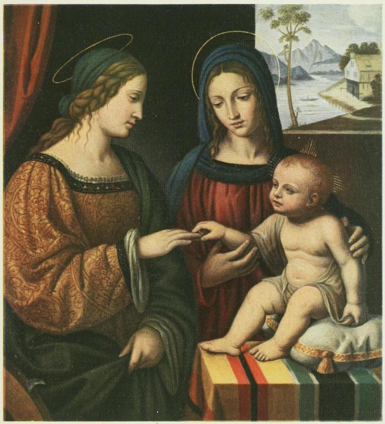 PLATE IV.&mdash;THE MYSTIC MARRIAGE OF ST. CATHERINE