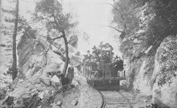 Observation Car near Granite Gate, Grand Canyon, Mount
Lowe Railway.