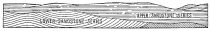 Fig. 176&mdash;Composite geologic section to show the
structural relations of the rocks on the western border of the Maritime
Cordillera. The inclined strata at the right bottom represent older
rocks; in places igneous, in other places sedimentary.