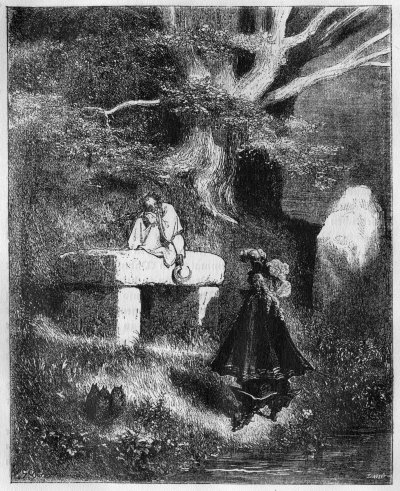 Der K&ouml;nig bei der alten Fee