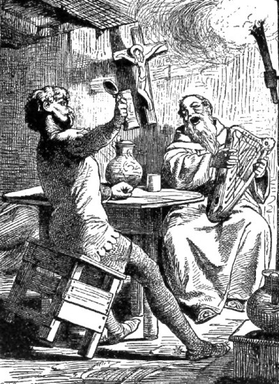 �Totta maar�, sanoi ritari, �kauniin ja lystin laulun
sin� veisasitkin!�