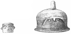 Nos. 132, 133. Owl-faced Vase-covers (3 M.). The second
is of an unusual form.