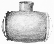 No. 283. Terra-cotta Vessel in the shape of a Cask. From
the Palace (8 M.).