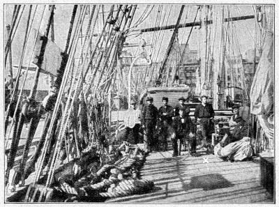 An Bord der &raquo;Cäsarea&laquo;