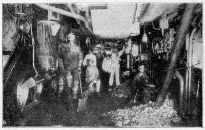 Heizraum eines Gro�kampfschiffes