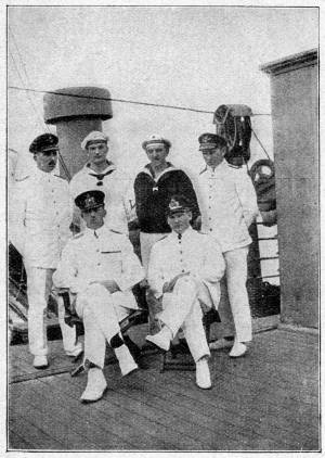 Die Besatzung der &raquo;Kronprinzessin C�cilie&laquo;