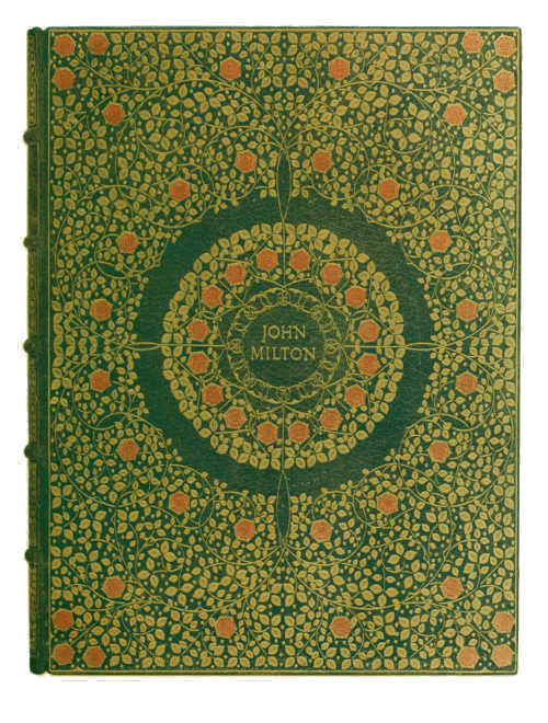 BOOKBINDING IN GREEN MOROCCO, WITH INLAY AND GOLD
TOOLING. BY DOUGLAS COCKERELL